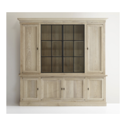 Wandkast Solid 248 x 51 x 240 cm Exclusief Verlichting