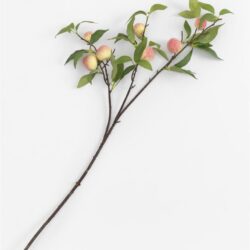 Peach Spray Kunstbloem H85cm