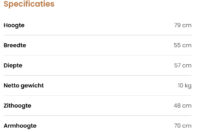 Armstoel Ana - Afbeelding 3