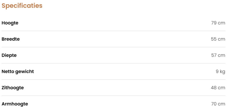 Armstoel Lot - Afbeelding 3