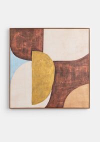 Annabel schilderij 80x80cm - Multikleur