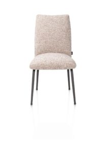 Bovina, eetkamerstoel - stof Luton + nosag - frame grafiet - koper - Afbeelding 2