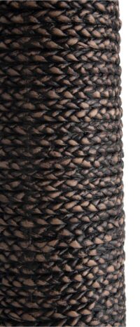 Adam vaas H49cm - Zwart - Afbeelding 2