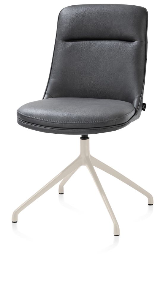 2Dfde2524C6F4Ce508B1Face76C4559B051C8E6B_Images_T_Ll_M_4B7A31E9D8F74E2Eb28Cca965B43C18E_Image.jpg Mateo, Eetkamerstoel - Draaibaar - Creme - Pala - Antraciet - Afbeelding 1