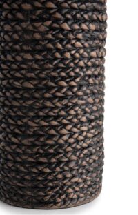 Adam vaas H49cm - Zwart - Afbeelding 3