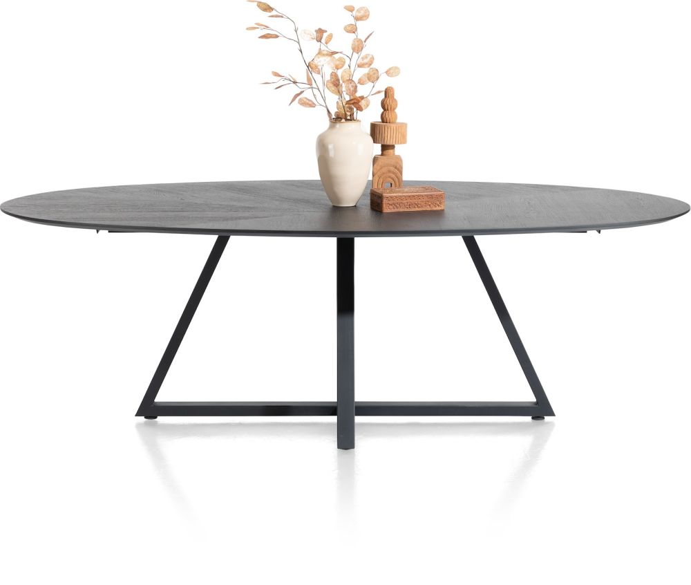 9Fd8B1Eed5Ecff93F3Af9F2Bdd58D6C4088810F4_Images_T_Ll_M_B16765E4E3744D50Af17782Db546391B_Image.jpg Ridgefield, Eetkamertafel Ellips 210 X 120 Cm - Castle Antraciet - Afbeelding 1