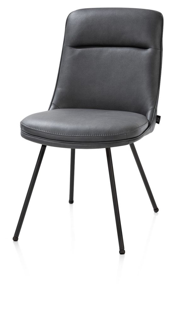 Ccf23A2E96Df1Ee587477Bf703651002B086A241_Images_T_Ll_M_F3646Df3245347398Cce8863D99E15Ff_Image.jpg Mateo, Eetkamerstoel - 4-Pootjes - Rough Off Black - Pala - Antraciet - Afbeelding 1