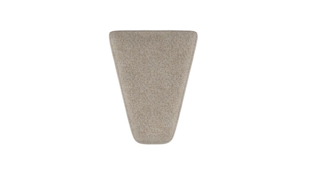 Merano, triangel poef/hocker 30/80 x 106 cm. - invoegbaar