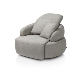 Hollywood, Homecinema fauteuil pivotant xl, dos réglable, électrique repose