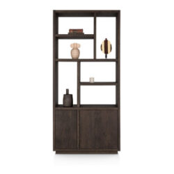 Gijon, roomdivider 100 cm - 4-deuren + 6-niches