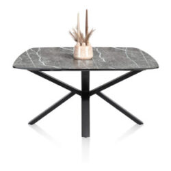 Palace, eetkamertafel rond 150 x 120 cm - centrale poot - Lichtgrijs