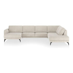 DAWSON - Longchair links - 2,5 zits zonder armen - ottomane rechts