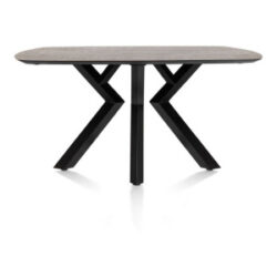 Masura, eetkamertafel ovaal - 150 x 105 cm - Antraciet