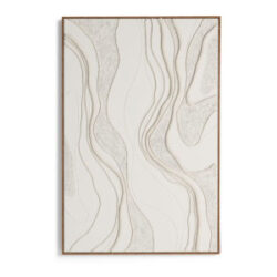 Rope tableau 100x150cm - Couleur creme