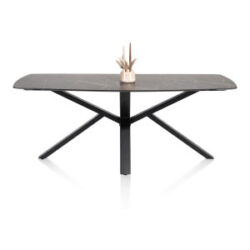 Palace, eetkamertafel 270 x 115 cm - centrale poot - Onyx