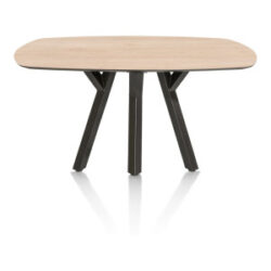 Minato, eetkamertafel - ovaal - 150 x 105 cm. - Light Natural Oak