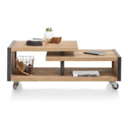 Metalo, table basse 120 x 60 cm + 1-niche