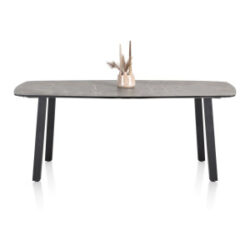 Palace, table de bar 210 x 110 cm - 4-pieds (hauteur: 92 cm) - Gris clair