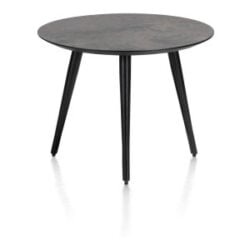 Maze, salontafel rond 60 cm - hoogte 46 cm - Antraciet