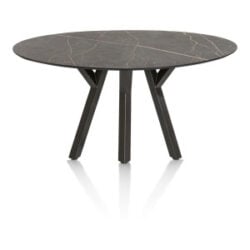 Minato, eetkamertafel - ellips - 180 x 100 cm. - Onyx