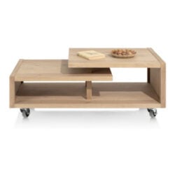 Nystead, salontafel 120 x 60 cm. inclusief pootjes + wieltjes