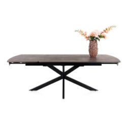 Pavalon, table a rallonge 170 (+ 60) x 100 cm - Rouille