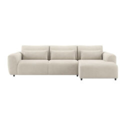 ALBAS - 2,5 zits links verstelbare rug - longchair rechts verstelbare rug