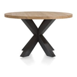 Metalox, eetkamertafel rond 130 cm