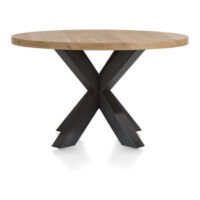 Metalox, table ronde 130 cm