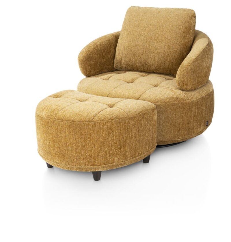 Borgia, Draaifauteuil Small - Rond 100 Cm - Afbeelding 2