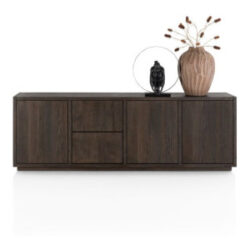 Gijon, buffet 240 cm - 3-portes + 2-tiroirs + plinthe