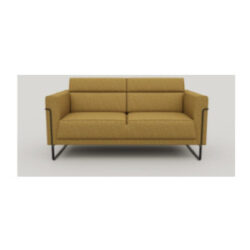 Fiskardo, Canap&eacute; 2 places - Tissu Vada - Jaune ocre
