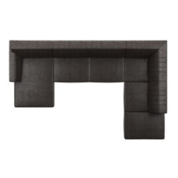 ZEMBLA - Longchair links - 2,5 zits zonder armen - hoek - ottomane small rechts