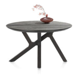 Cosenza, eetkamertafel rond 130 cm - Onyx