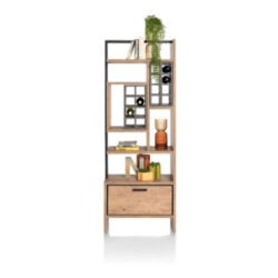 Pavarotti, roomdivider 70 cm - 1-lade t&t + 7-niches + 16-wijnvakken