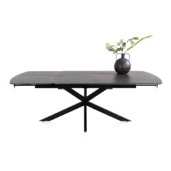 Pavalon, uitschuiftafel 170 (+ 60) x 100 cm - Antraciet