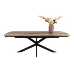 Pavalon, uitschuiftafel 170 (+ 60) x 100 cm - Driftwood