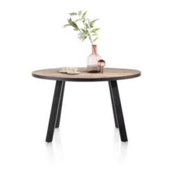 Avalox, table ronde 130 x 110 cm - couleur driftwood - 4 pied