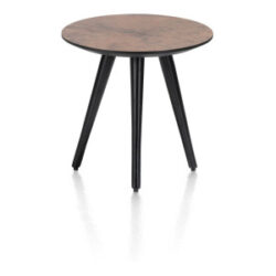 Maze, salontafel rond 40 cm - hoogte 39 cm - Roest