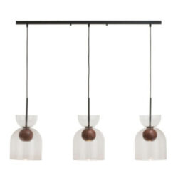 Skylar suspension 3*GU10 - Noir / anthracite