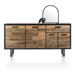Avalon, dressoir 170 cm - 4-deuren + 1-lade - Driftwood