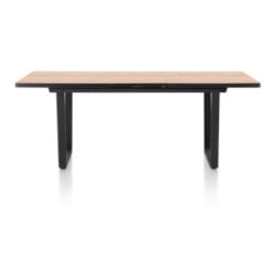 Avalox, uitschuiftafel 160 (+ 50) x 98 cm - kleur oak natural vintage - V poot