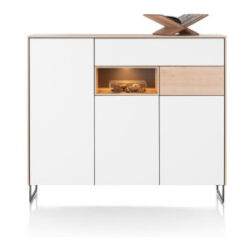 Lindfield, dressette 160 cm - 3-portes + 2-tiroirs + 1-niche (+ LED)