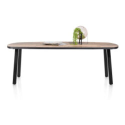 Avalox, eetkamertafel ovaal 240 x 110 cm - kleur driftwood - 4 poot