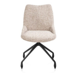 Mats, chaise - roulettes - rough off black - Luton - Cuivre