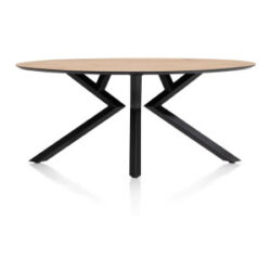 Masura, eetkamertafel ellips - 180 x 100 cm - Eiken