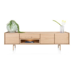 Valgard, buffet bas190 cm - 3-portes + 1-tiroir + 1-niche (+ LED)