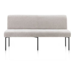 Reverso, eetkamerbank 170 cm - pocket - stof Livigno - Kiezel