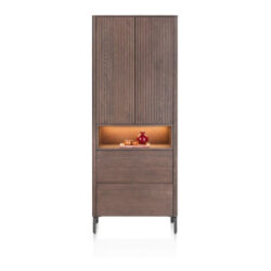 Trenton, Bergkast 75 cm. - 2-deuren + 2-laden - Clay