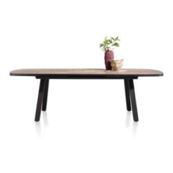 Avalox, uitschuiftafel ovaal 190 (+ 60) x 110 cm - kleur driftwood - 4 poot
